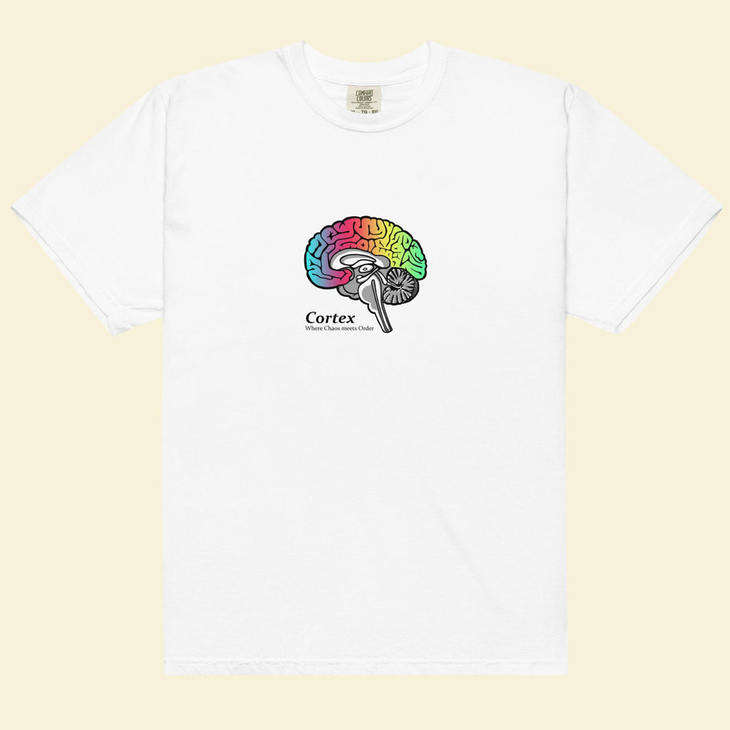 cortex shirt, brain science t-shirt, chaos and order tee, neuroscience apparel, philosopher shirt, brain design tee